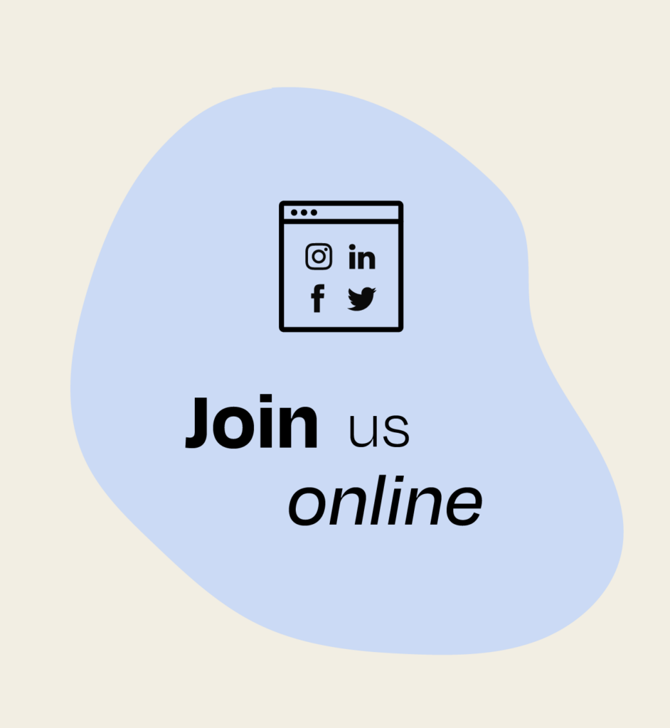 Join us online